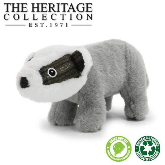 Ancol Heritage Tartan Badger Toy