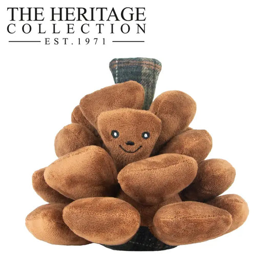 Ancol Heritage Peter Pine Cone Plush Toy