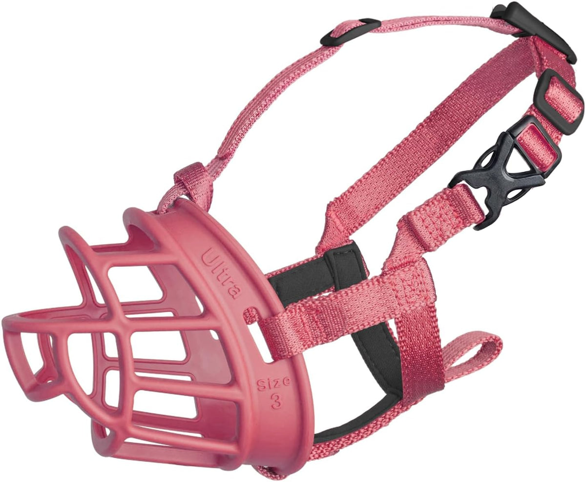 Company of Animals Baskerville Ultra Basket Muzzle Pink