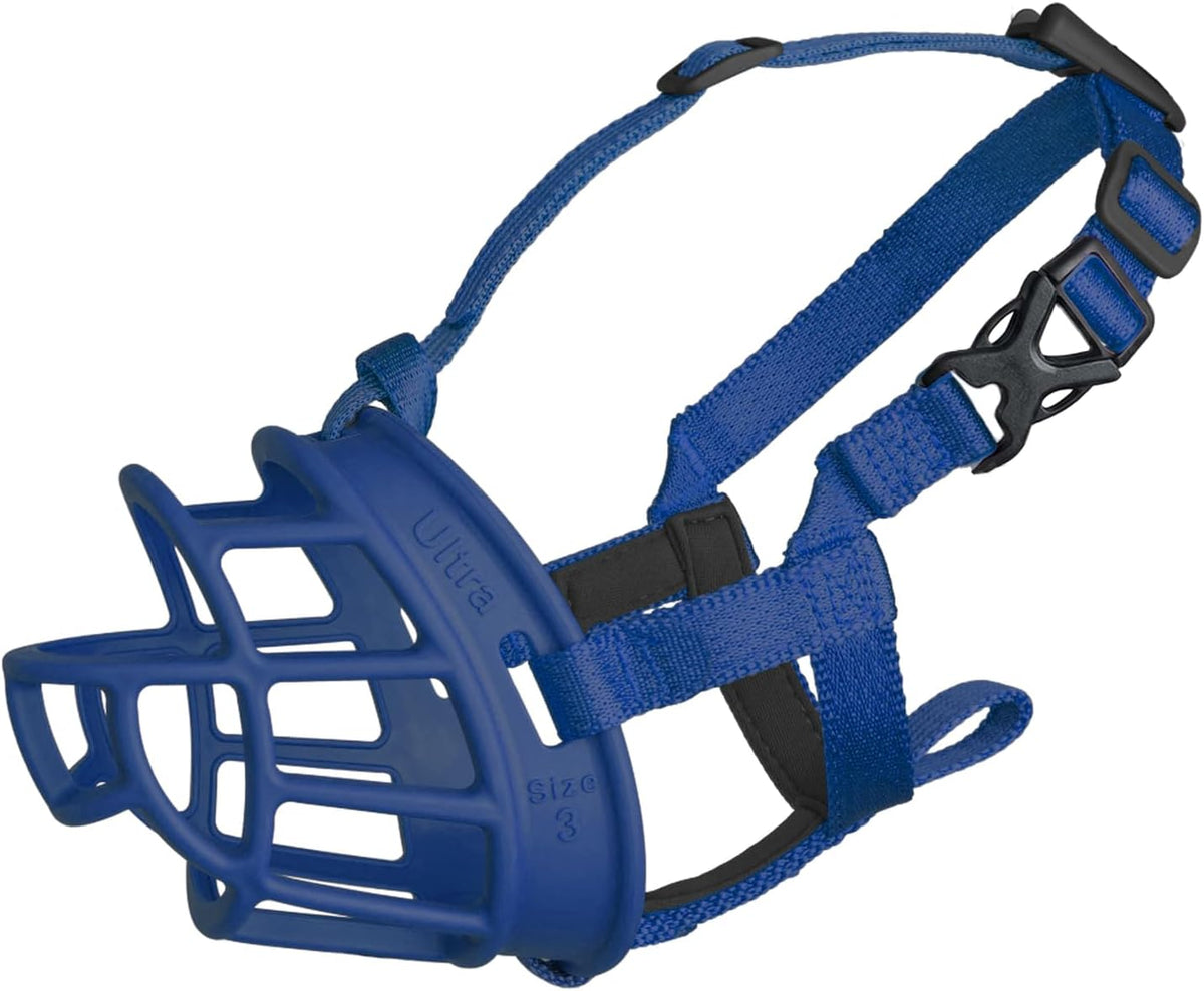 Company of Animals Baskerville Ultra Basket Muzzle Blue