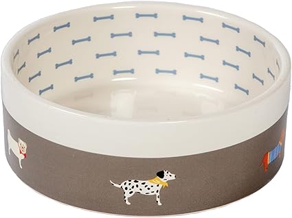 Fatface Marching Dogs Ceramic Bowl Large