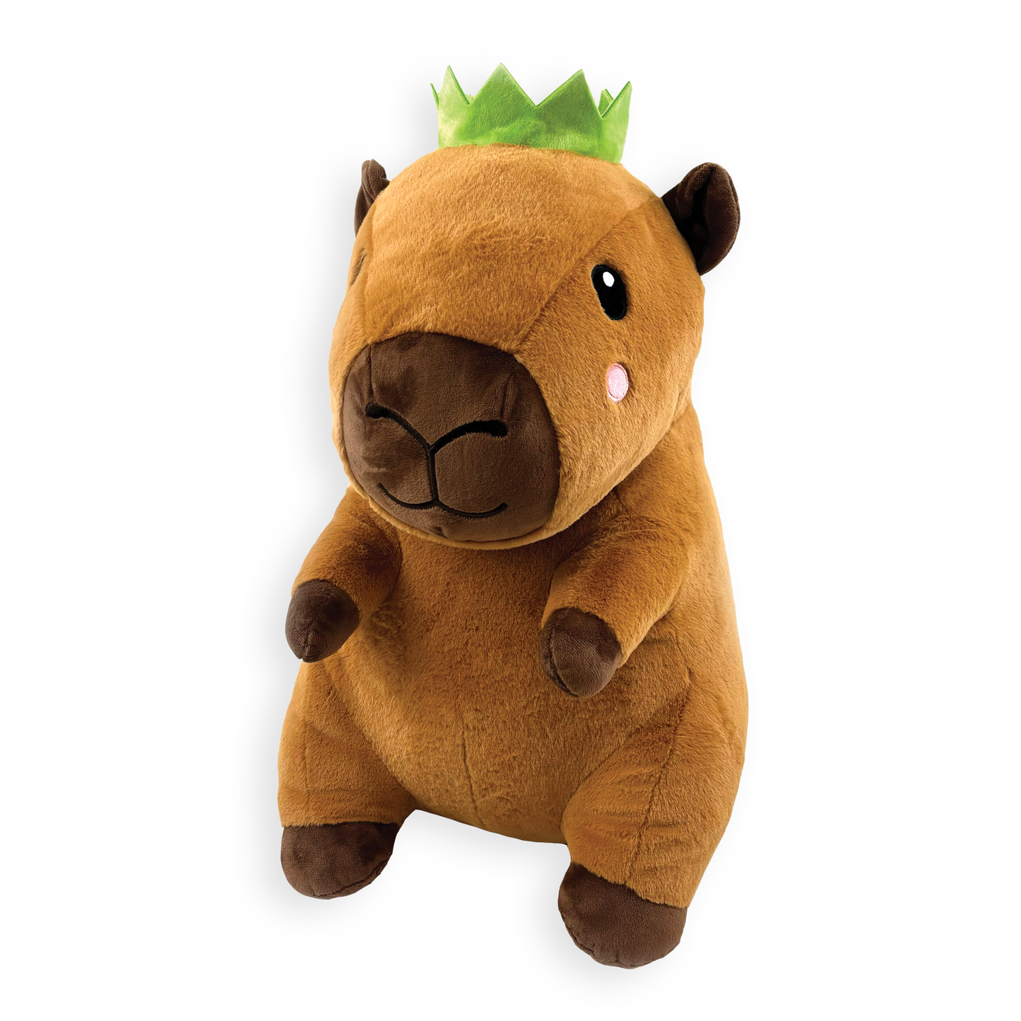 Happy Pet Corby Capybara Plush Dog Toy