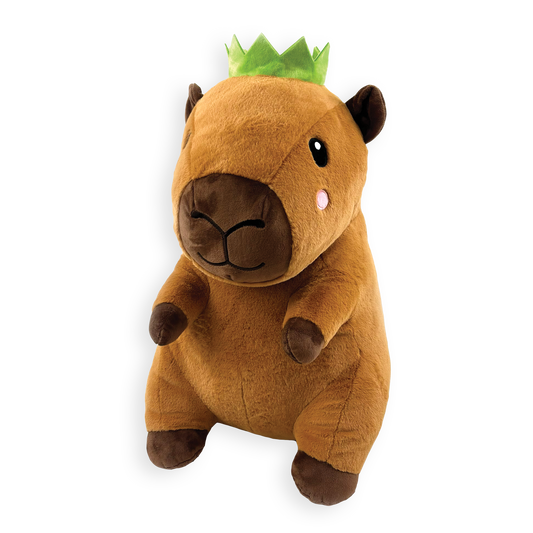 Happy Pet Corby Capybara Plush Dog Toy