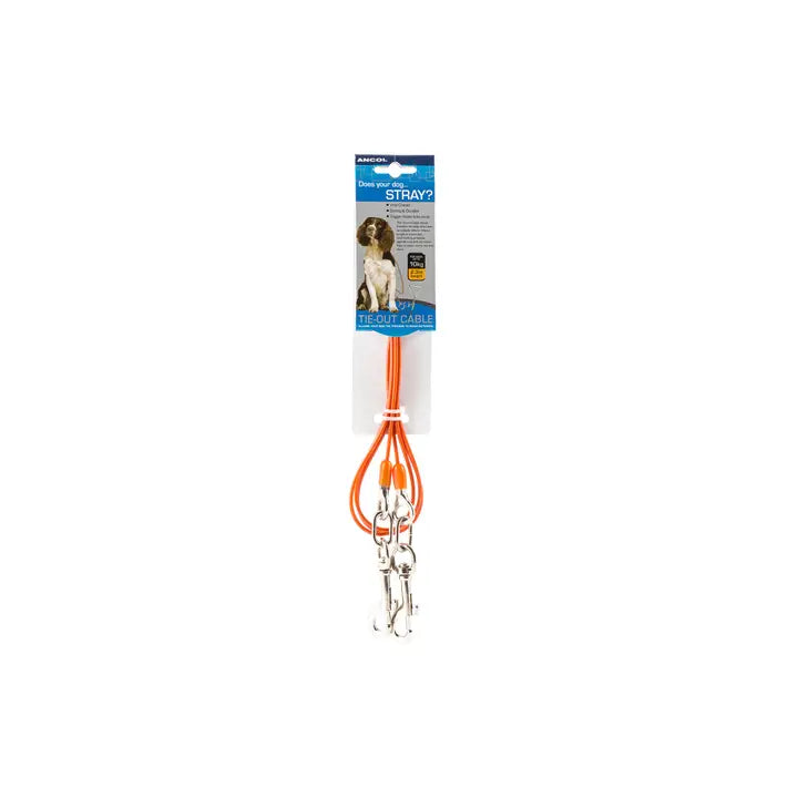 Ancol Tie Out Cable Large 4.5mm -  2.3m