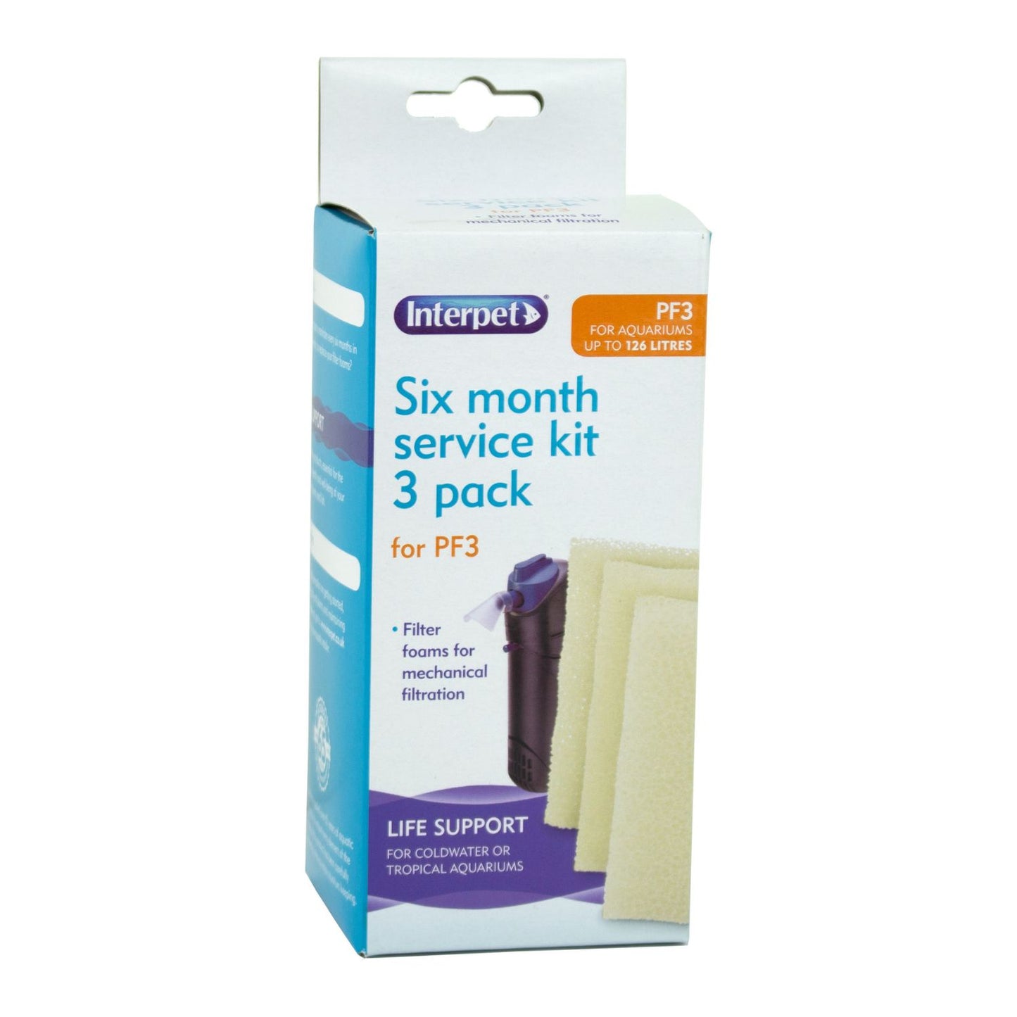 Interpet PF3 6 month service kit - 3 pack