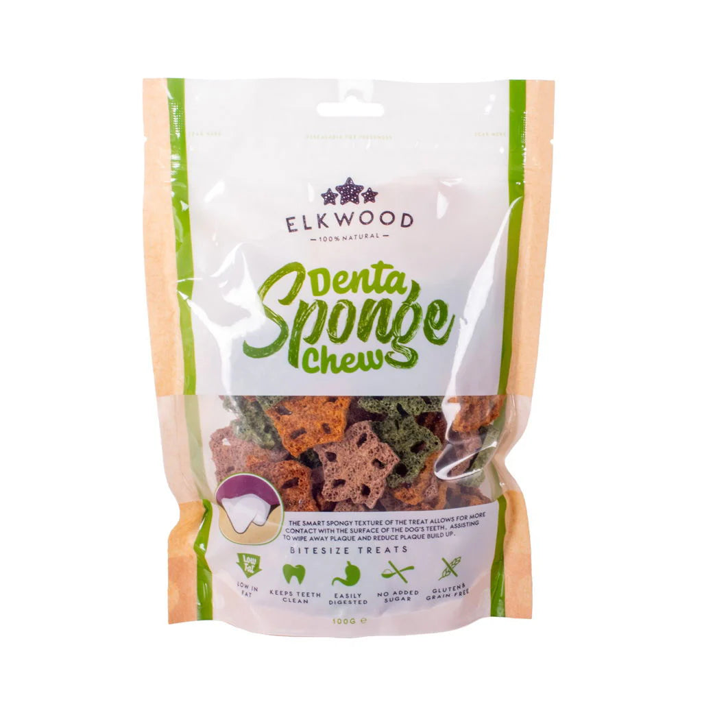 Elkwood Sponge Dental Treats 100g