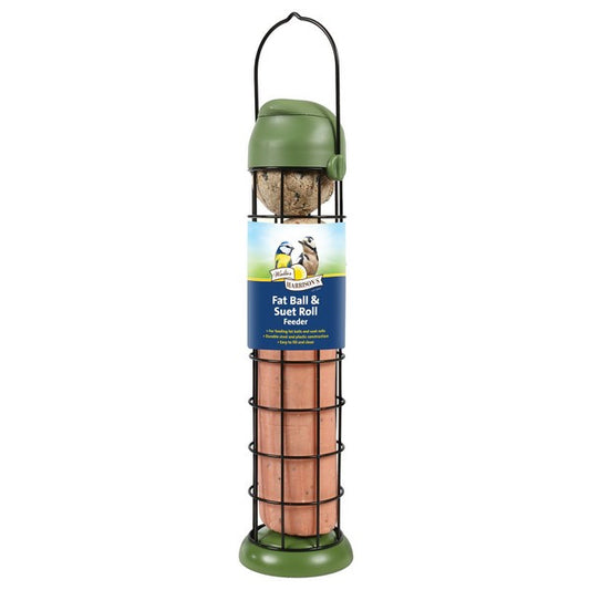 Harrisons Flip Top Fat Ball / Suet Roll Feeder 30cm