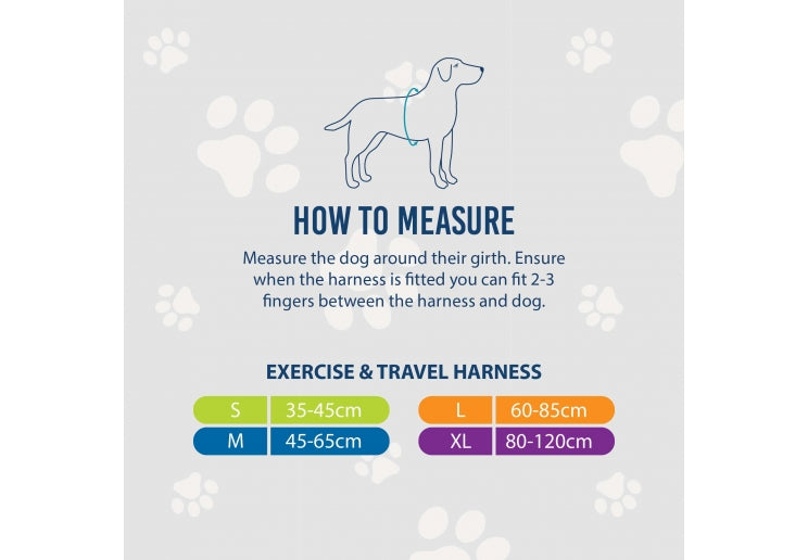 Ancol Exercise & Travel Harness Lime