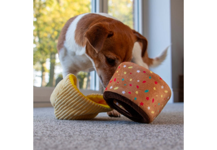 Ancol Pawty Snuffle Yellow Cupcake