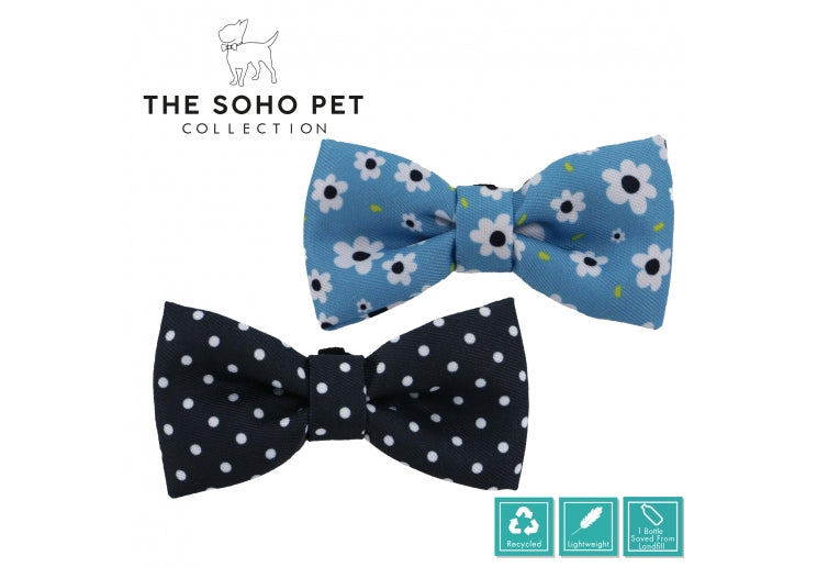 Ancol Daisy/Polka Patterned Bow Tie