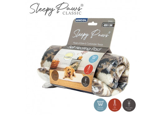 Ancol Sleepy Paws Self Heating Pad Aztec