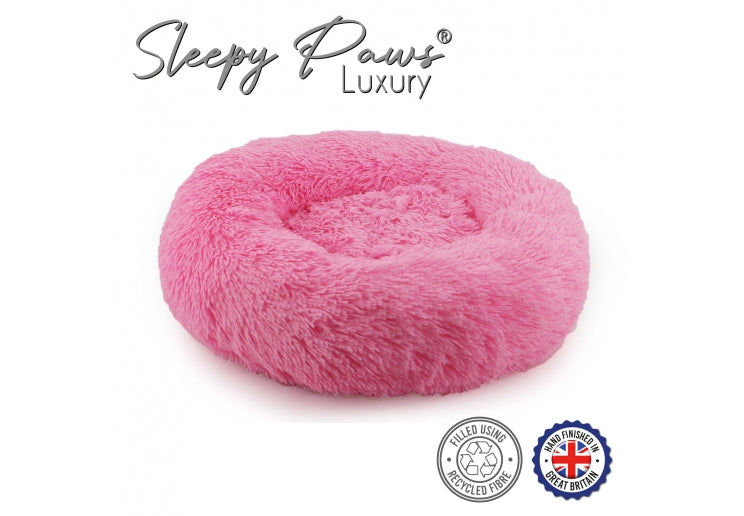 Ancol Super Plush Donut Bed Pink