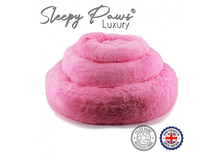 Ancol Super Plush Donut Bed Pink