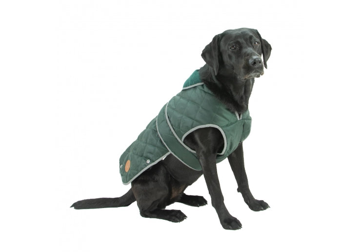 Ancol Heritage Green Quilted Coat