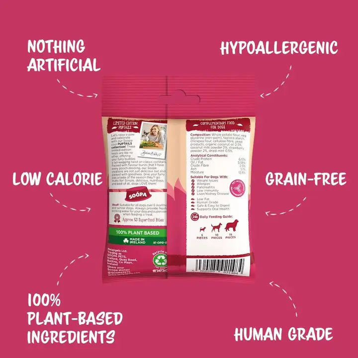 Soopa Strawberry Dog-Queri Bites