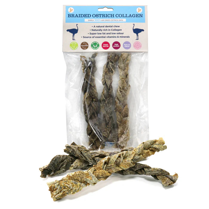 JR Braided Ostrich Collagen Skin 3pk