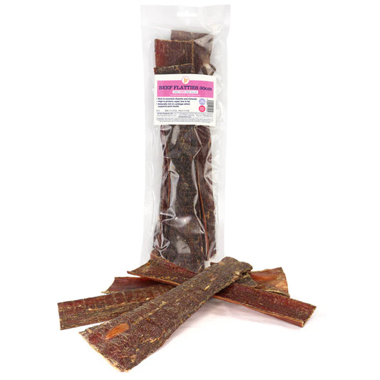 JR Beef Flatties 30cm PK3