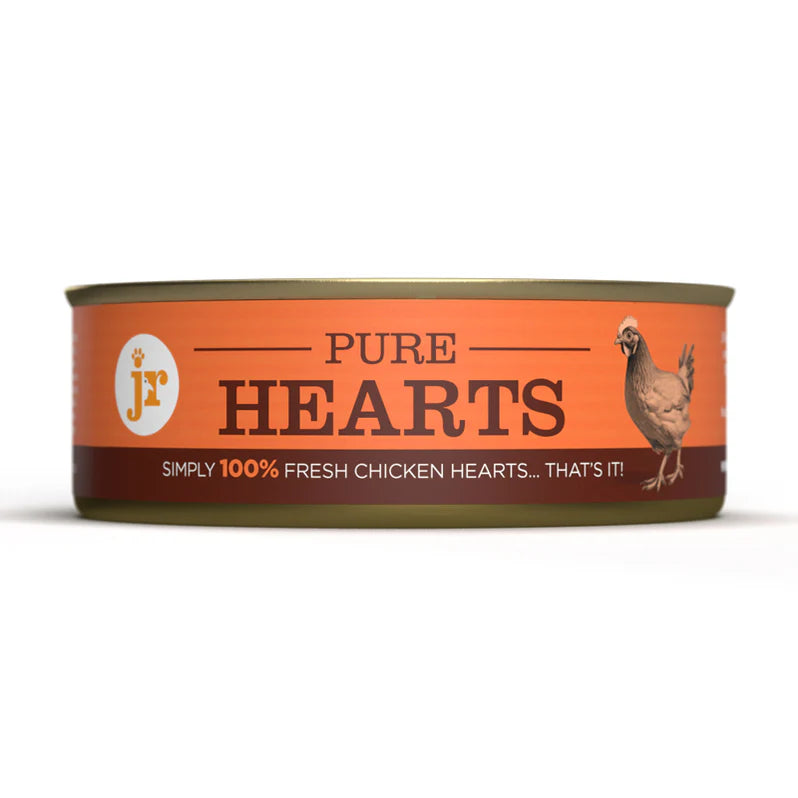 JR Pure Chicken Hearts Topper/Mixer 80g