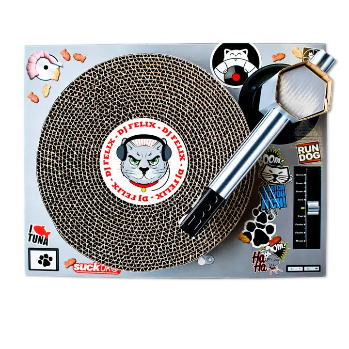Cat Playhouse DJ Decks Scratch Pad