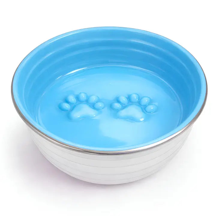 The Buffalo Co. Poppy Collection Bowl Blue