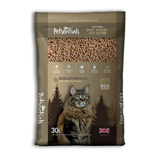 Petsentials Woodbased Cat Litter 30ltr