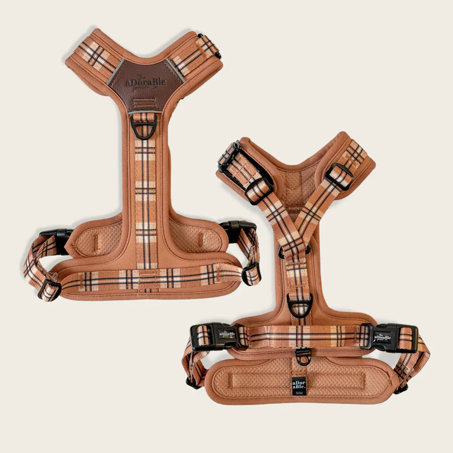 The aDoraBle Pooch Co. Streamline Harness Butterscotch Biscuit