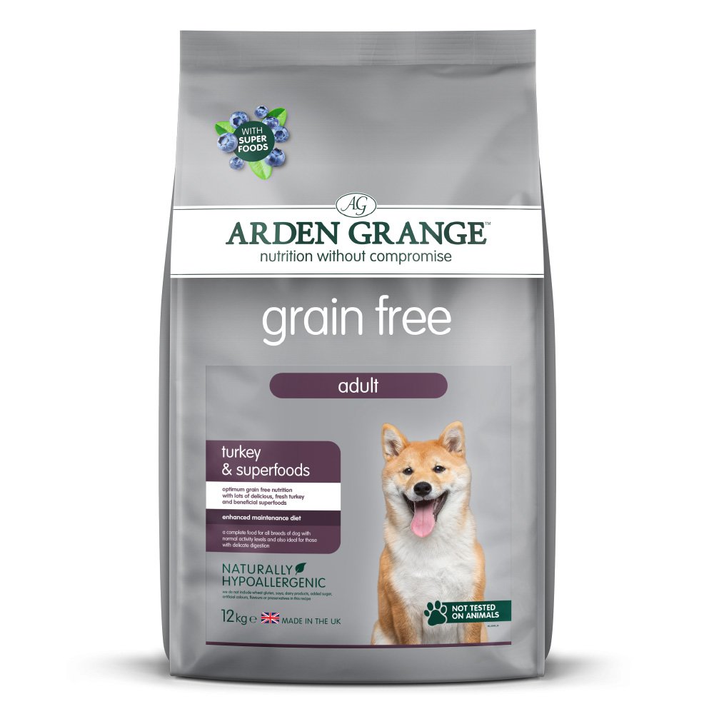 Arden Grange Grain Free Adult Turkey & Superfoods 12kg