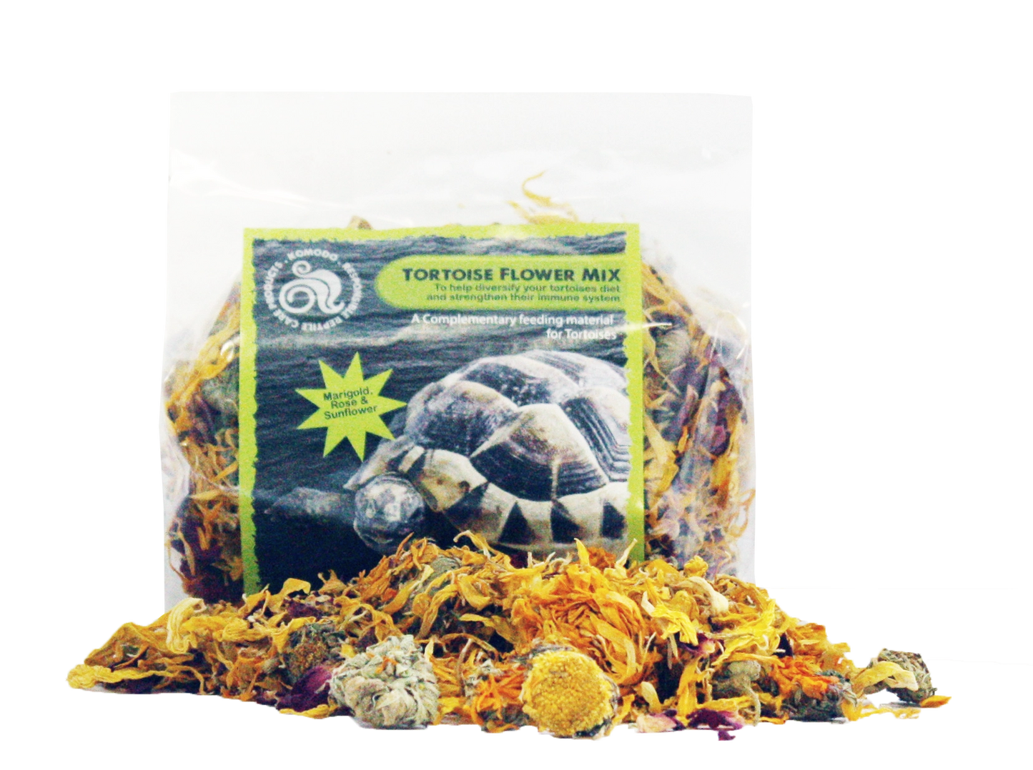 Komodo Tortoise Flower Mix 60g