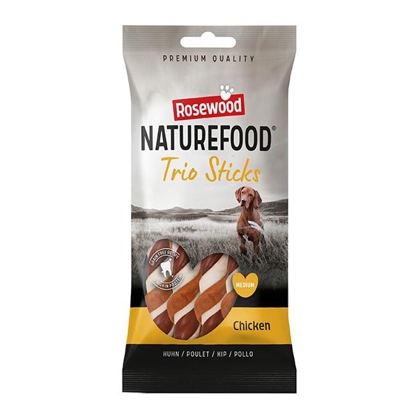 Rosewood Naturefood Trio Sticks Chicken - Med 3pc