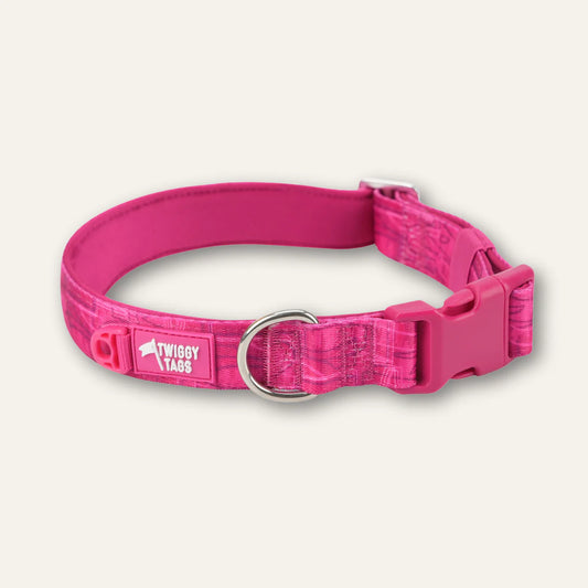 Twiggy Tags Adventure Comfort Collar - Sakura