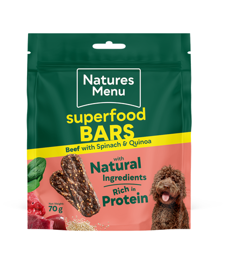 Natures Menu Dog Superfood Bars 70g - Beef