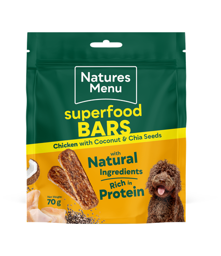 Natures Menu Dog Superfood Bars 70g - Chicken