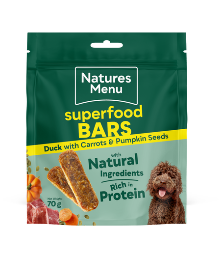Natures Menu Dog Superfood Bars 70g - Duck