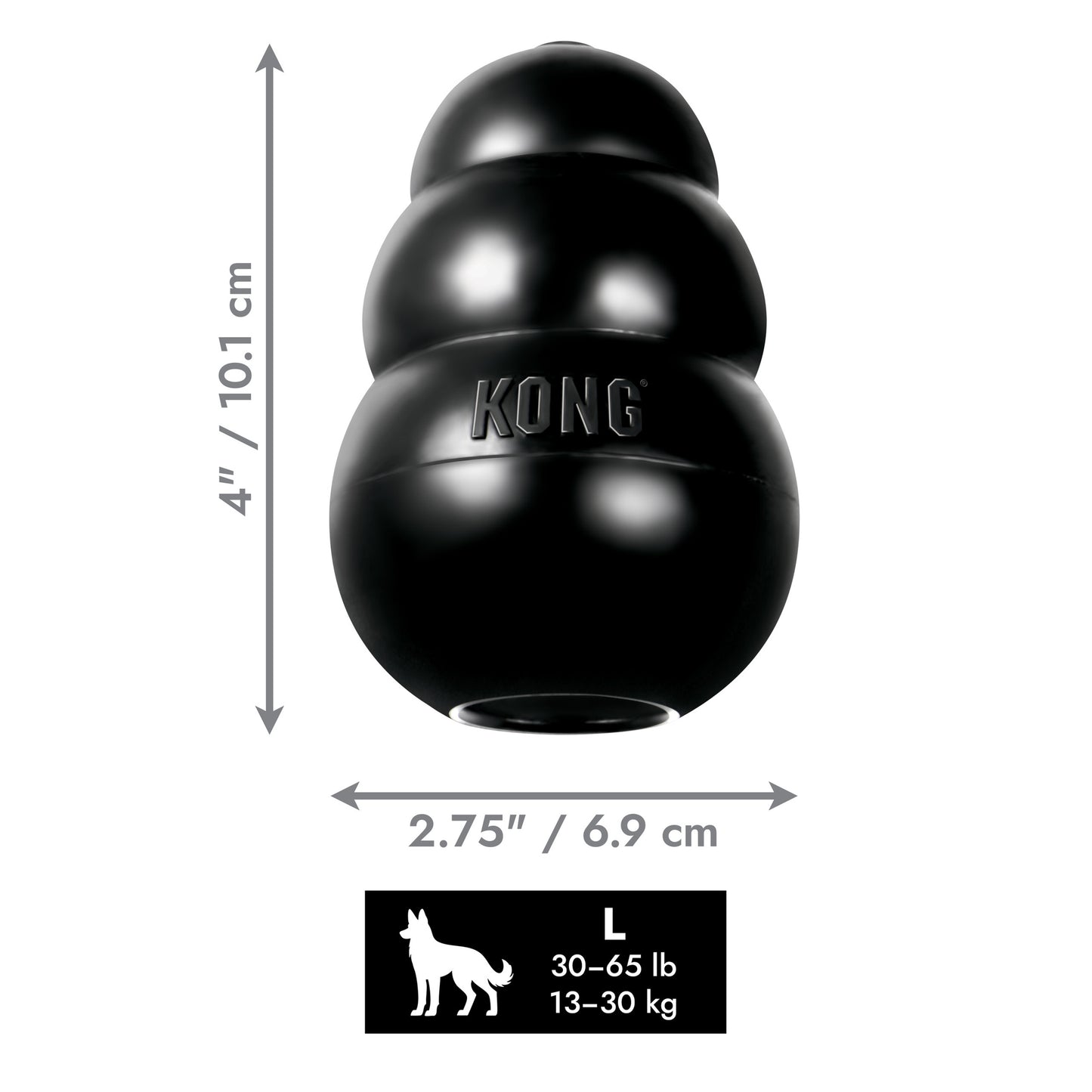 KONG Extreme Black - Large