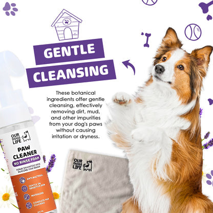 Dogslife Paw Cleaner Foam + Towel 200ml