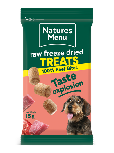 Natures Menu Freeze Dried Meat Bites - Multiple Flavours