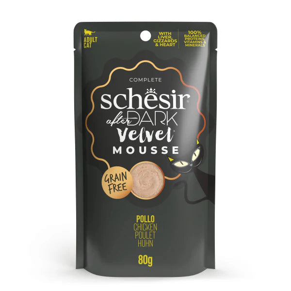 Schesir Dark Velvet Adult Cat Chicken 80g