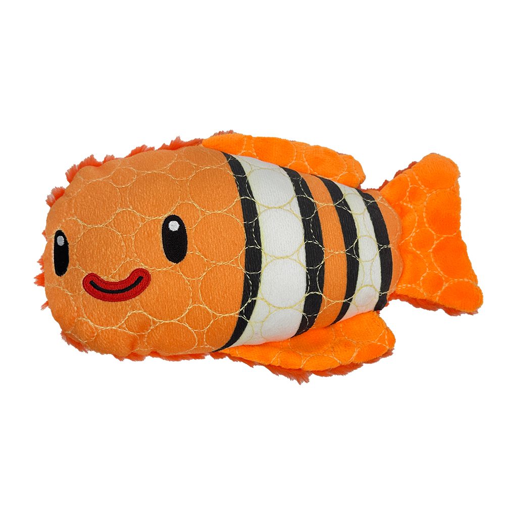 Bite Force Kevlar Tough Plush - Clown Fish