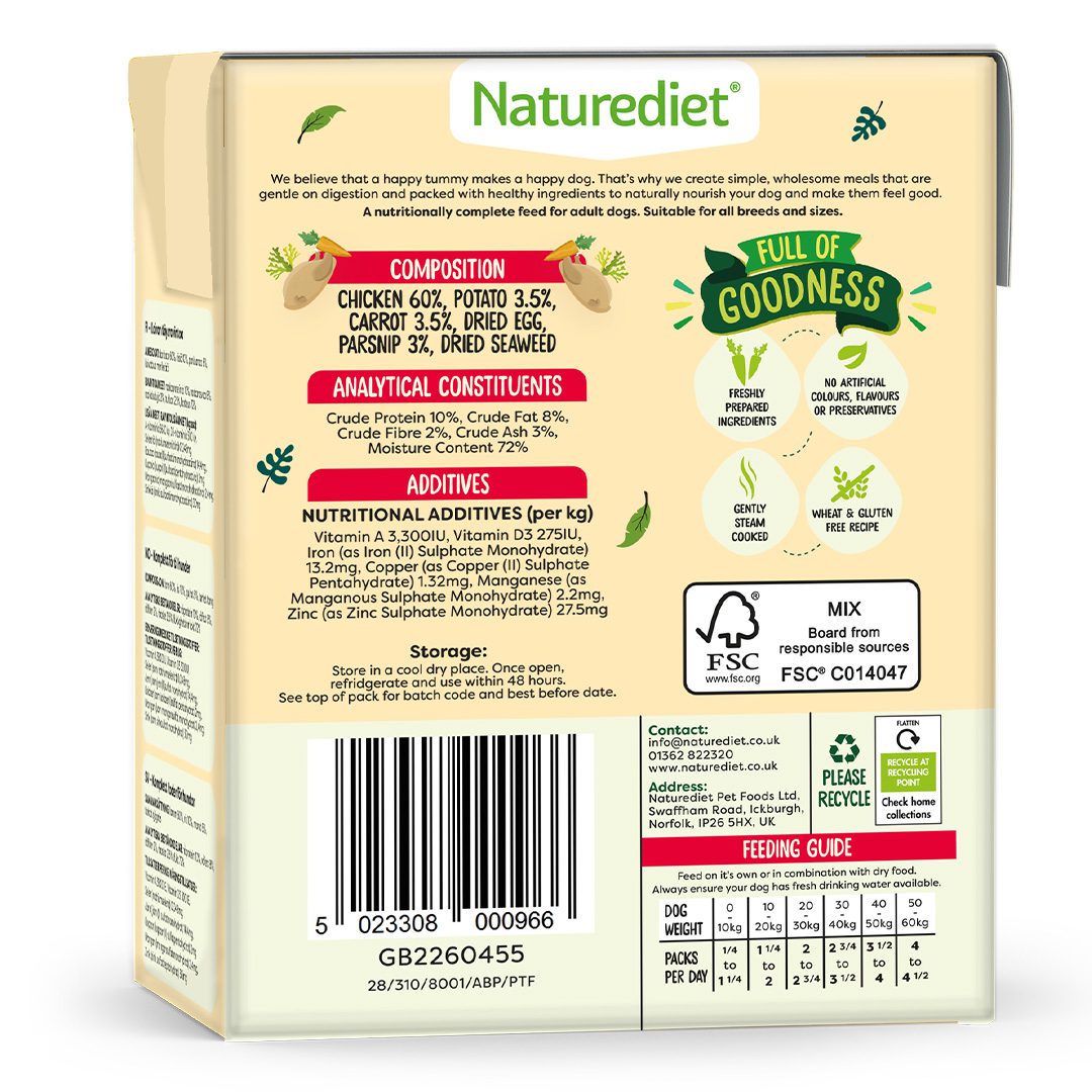 Naturediet Grain Free Chicken 390g