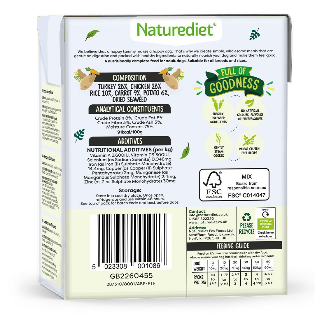 Naturediet Feel Good Senior Lite 390g
