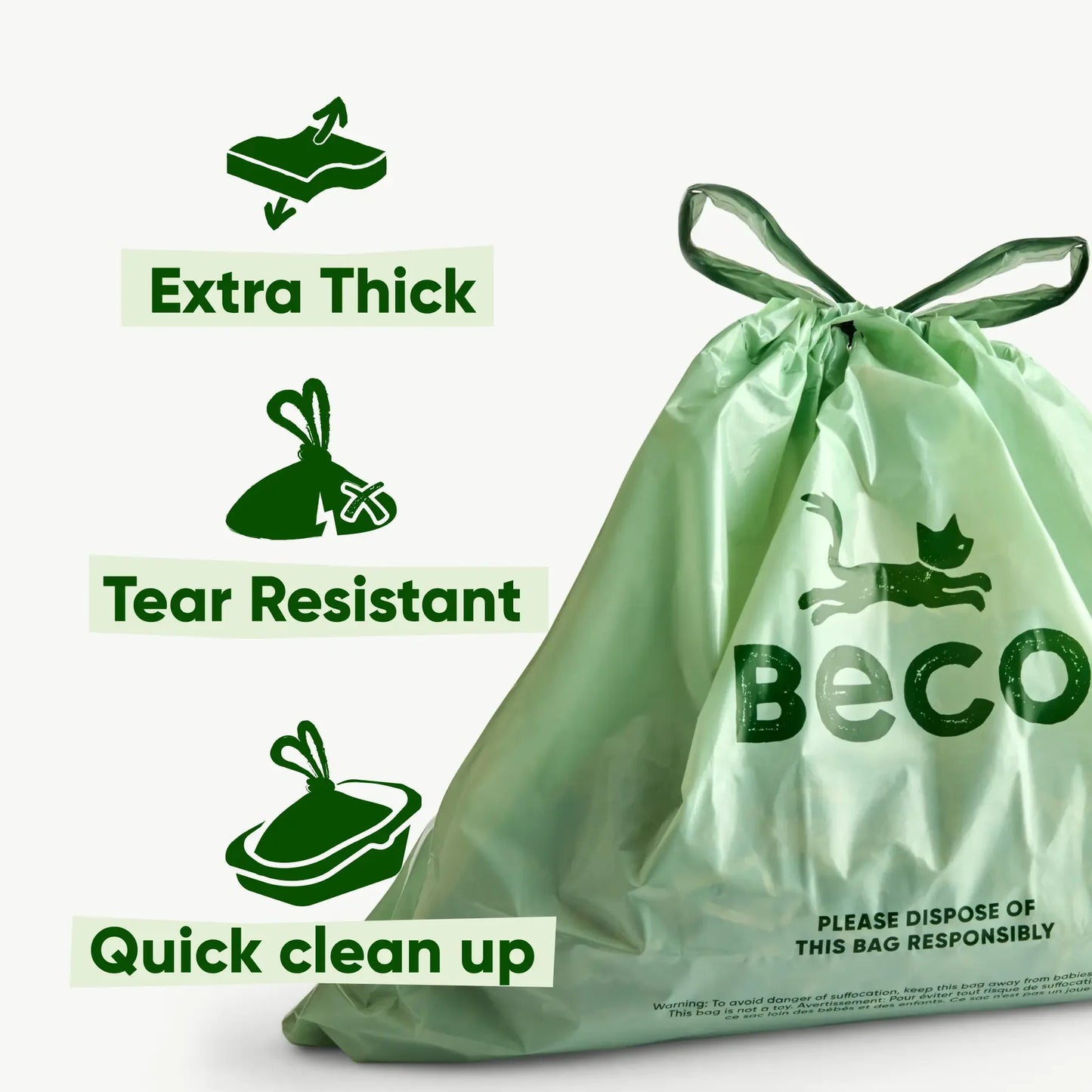 Beco Cat Litter Tray Liners Extra Large