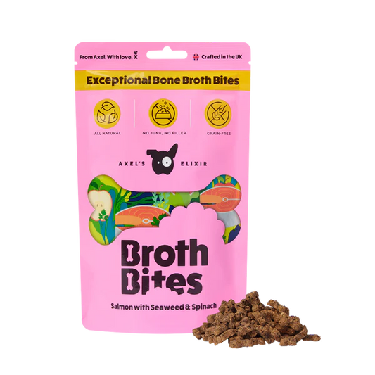 Axels Elixir Broth Bites Salmon with Seaweed 100g