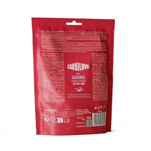 Carnilove Soft Treats Sardines with Wild Garlic 200g