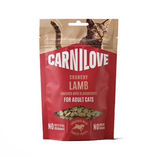 Carnilove Cat Crunchy Treats Lamb with Blackberries