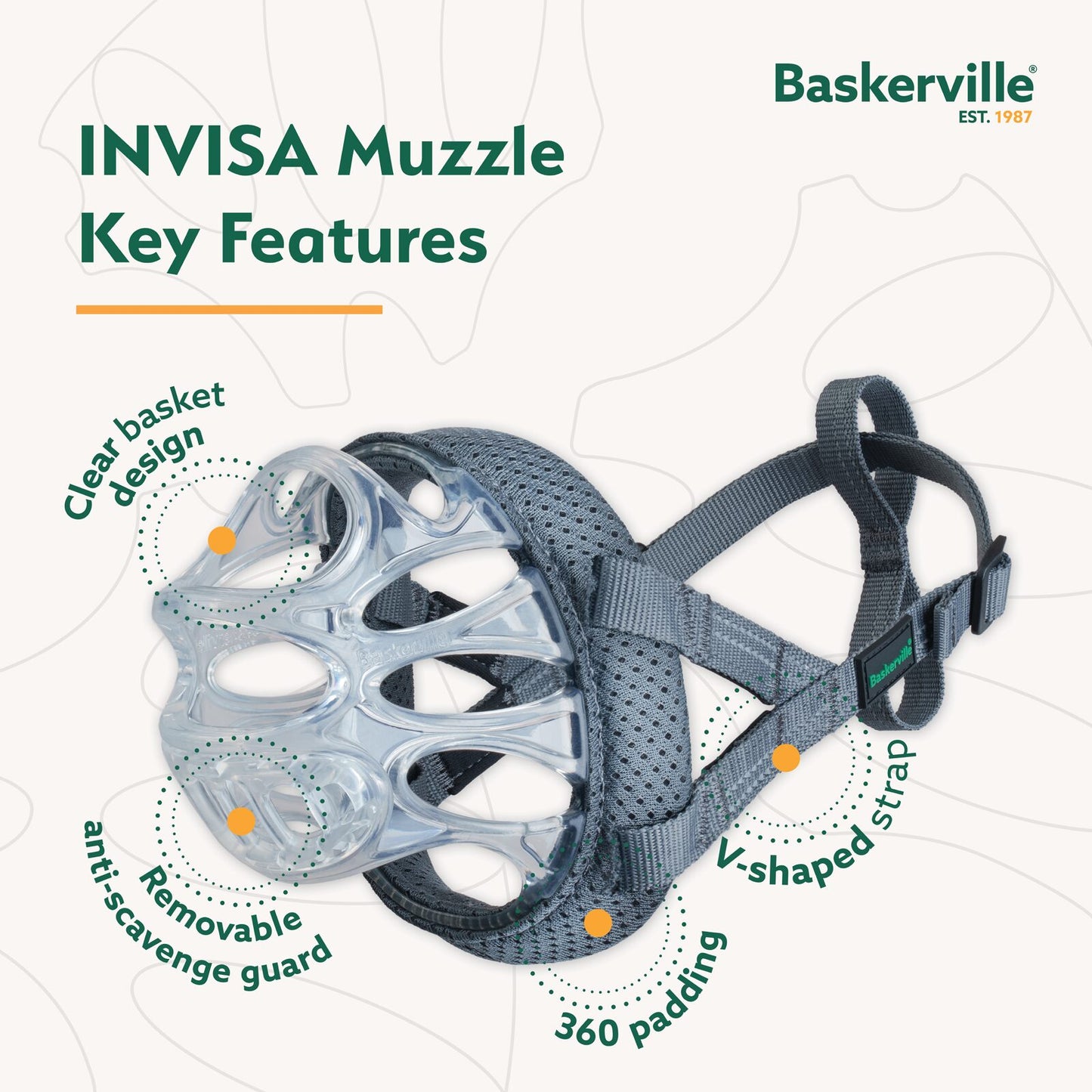 Company of Animals Baskerville INVISA Muzzle