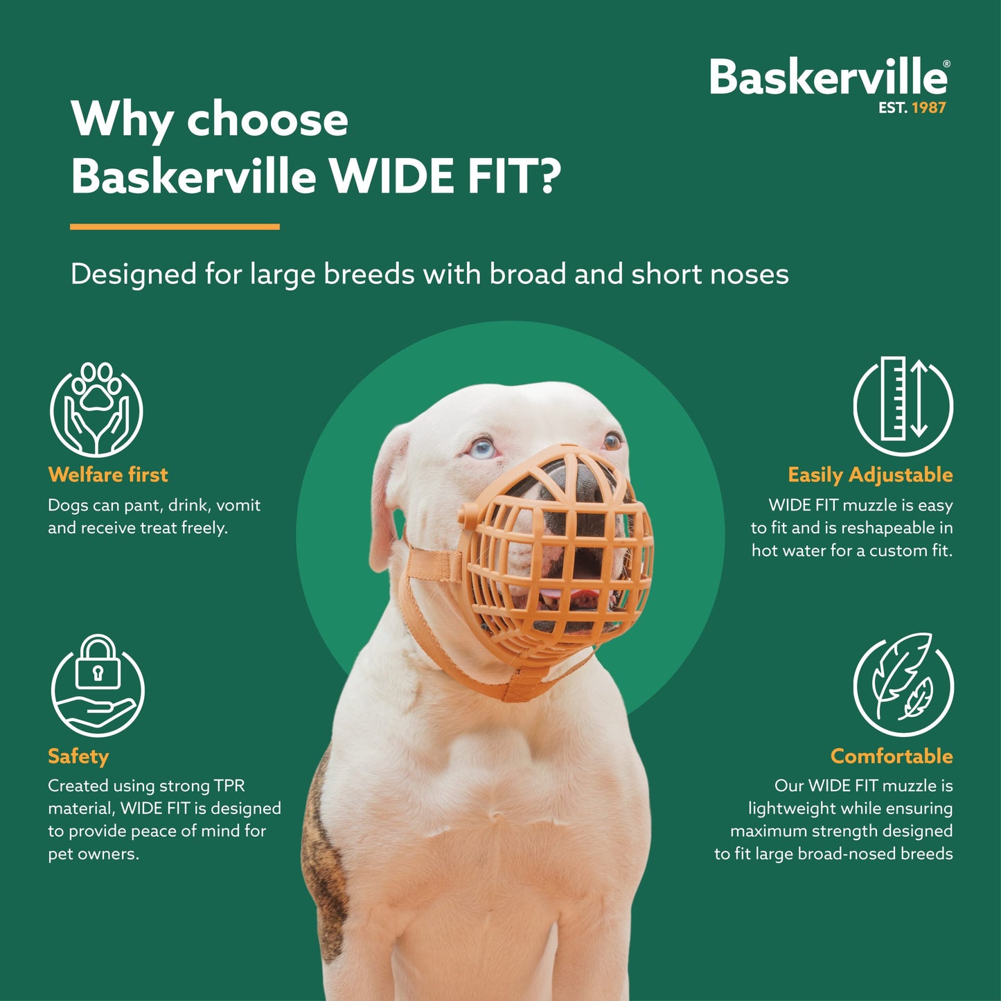 Company of Animals Baskerville Wide Fit