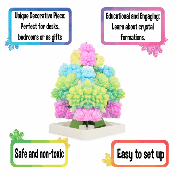 Magic Growing Crystal Tree 10cm