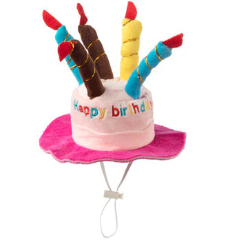 House of Paws Dog Birthday Hat - Pink