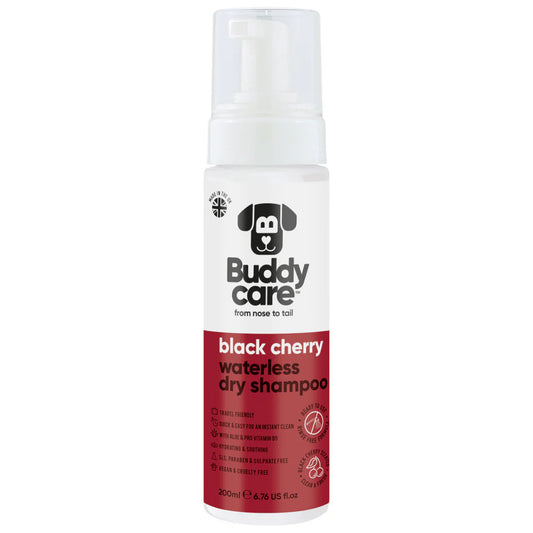 Buddycare Waterless Shampoo Black Cherry 200ml