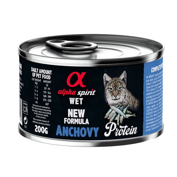 Alpha Spirit Cat Wet Anchovy 200g